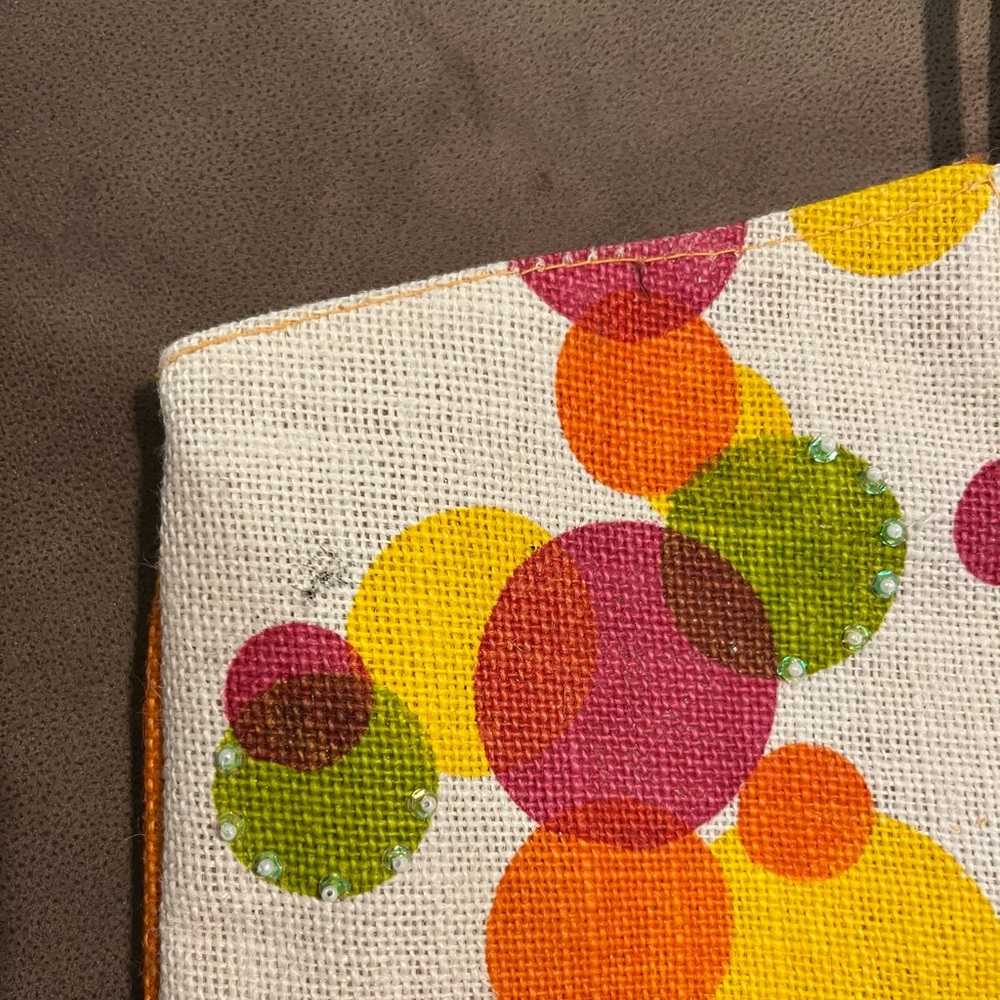 Relativity Multicolor Polka Dot Beach Summer Tote… - image 6